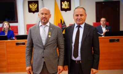 Легенда ярославского хоккея Илья Горохов получил медаль Минобороны России