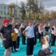 На обновленном стадионе «Спартаковец» в Ярославле прошла первая тренировка