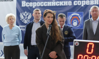 Всероссийский турнир по гиревому спорту проходит в Рыбинске